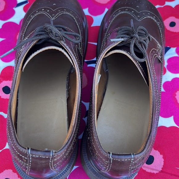 🏴󠁧󠁢󠁥󠁮󠁧󠁿 Dr. Martens MIE Brogue Wingtip Babydoll Platform Y2K Oxfords UK 8 - Picture 17 of 17